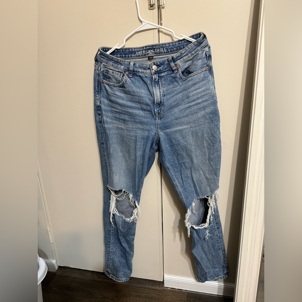 American Eagle Strigid Mom Jeans